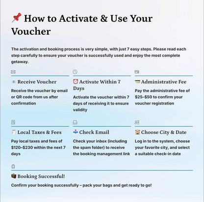 Hotel Voucher - US Destination
